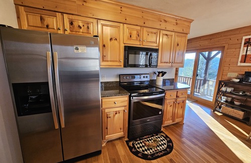 Ferguson Cabin | Pet-Friendly Cabin with Hot Tub, Jacuzzi & Scenic Views