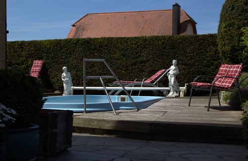 Gebsattel House | Enchanting Forest Retreat with Pool Near Rothenburg ob der Tauber