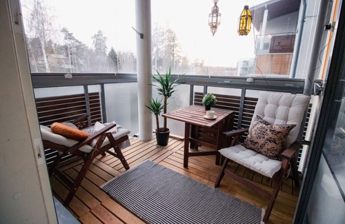 Leppavaara Apartment | Romantic Sauna Retreat Near Sello & Nature Perfect