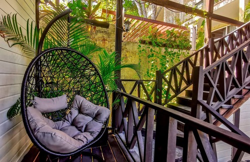 Tulum Cabin | Romantic Cabin with Balcony Overlooking Pool & Spa Amenities