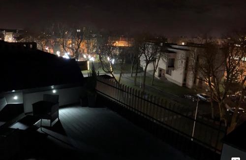 Panevezys Apartment | Top-Rated Roof Terrace Apartment with Hot Tub & Family Comfort