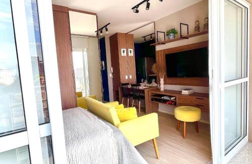 Liberdade Apartment | Rooftop com LINDA VISTA e Ar - Ao lado do metrô
