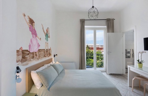 Pagani Bed & Breakfast | Room 'Camera Matrimoniale Pagani' with Shared Terrace, Wi-Fi and Air Conditioning