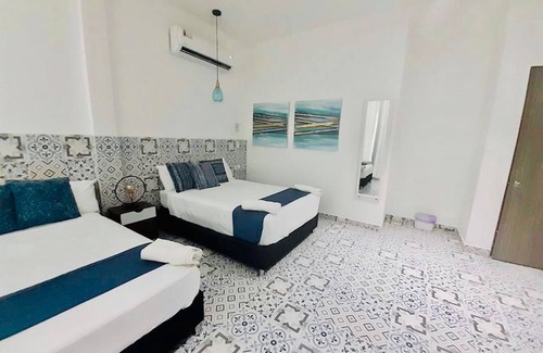 Punta Sur House | Cozy Double Rooms at Lodge on San Andres Island, Colombia