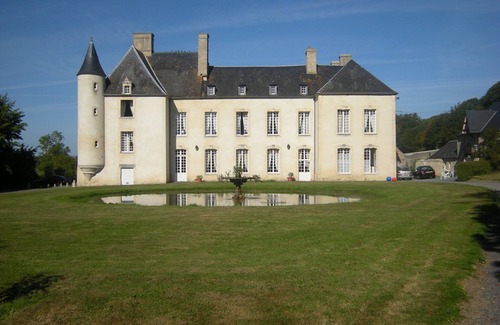 Asnieres-en-Bessin House | Oceanfront Room at the Tower of Asnières en Bessin