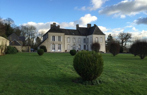 Asnieres-en-Bessin House | Oceanfront Room at the Tower of Asnières en Bessin