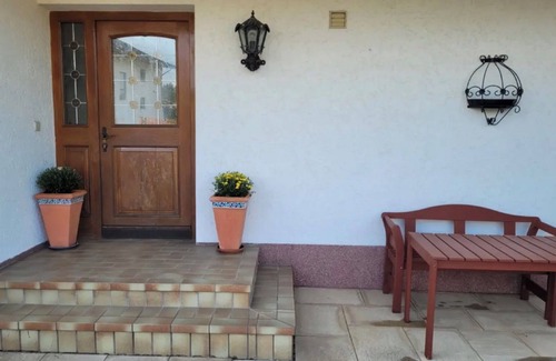 Bad Griesbach im Rottal House | Room 'Landhaus Strell - Zimmer 1' with Shared Terrace, Shared Garden and Wi-Fi