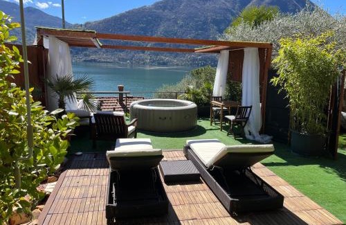 Cressogno House | Scenic Room with a View and Relaxing Hot Tub Awaits