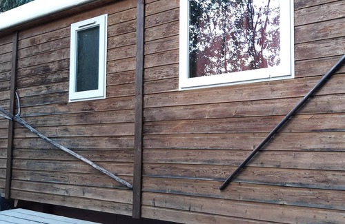 Estavar Cabin | Family-Friendly Camping Les Jardins d'Estavar Trailer