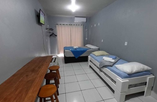 Castelo Branco Apartment | Delightful RP Studio Meia Praia with Ocean View & Kitchen