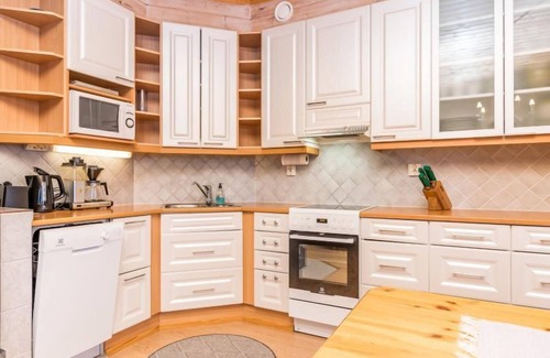 Rukatunturi House | Experience Rukassos b by Interhome with Spa & Lake Views