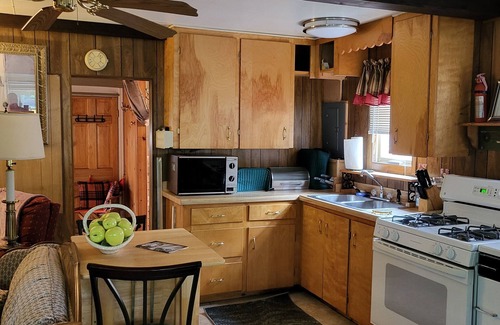 Harrison Cabin | Eclectic Cabin Retreat with Canal View & Pool Access