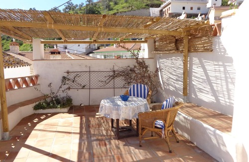 Cajiz House | Cozy Cajiz Apartment with Ocean Views and Spa Amenities