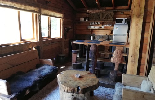 Pucon Cabin | Cozy Barn Cabin with Lake View and Spa Amenities