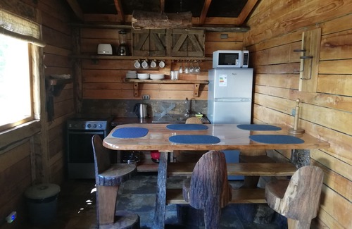 Pucon Cabin | Cozy Barn Cabin with Lake View and Spa Amenities