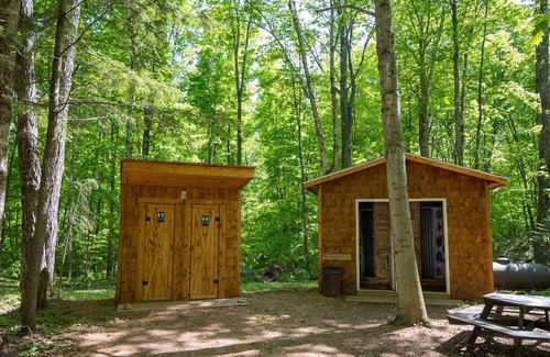 Au Train House | Pet-Friendly Rustic Bungalow in a Scenic Campground