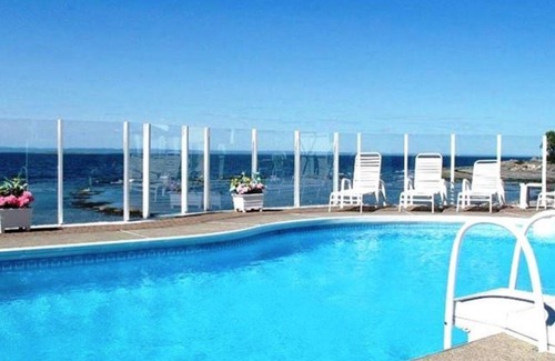 Saint-Simon Ski Chalet | Rustic seaside cottage with private heated pool