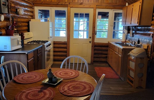Phillips Cabin | Idyllic Cabin Retreat on Soo Lake with Spa and Hot Tub