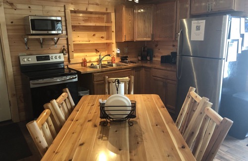 Hope House | Rustic Cabin Escape with Pool and Pet-Friendly Perks