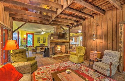 Burlington House | Idyllic Cabin Retreat with Fishing Pond and Pool Access