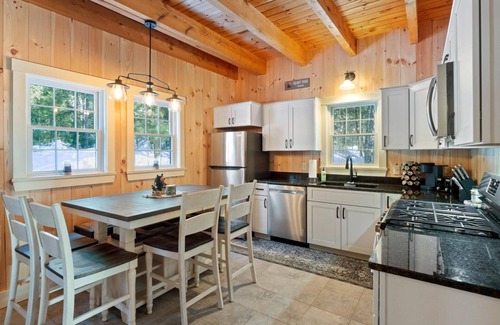 Bryant Pond House | Rustic Cabin near Lakes, Hiking, Biking