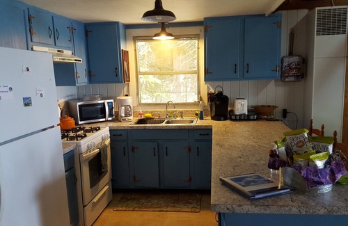 Cheboygan Cabin | Inviting Cedar Log Cabin with Pool and Lake Views