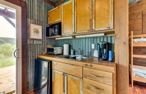 Mason Apartment | Eco-Friendly Cabin Retreat on 68 Acres by Llano River