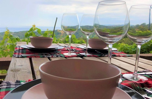 Pineda de Mar House | Picturesque Mountain Retreat with Mediterranean Sea Views