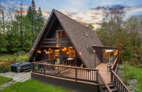 LaFayette House | Inviting LaFayette A-Frame Cabin with Game Room & Hot Tub