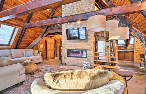 LaFayette House | Inviting LaFayette A-Frame Cabin with Game Room & Hot Tub