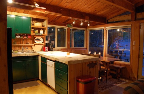 Port Angeles Cabin | Idyllic Lakefront Cabin Retreat with Inviting Tree House