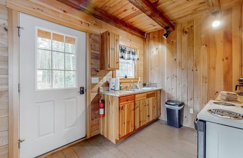 Dexter Cabin | Lakefront Cabin Retreat with Dock & Firepit - Pet Friendly