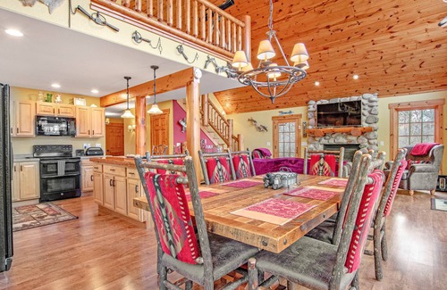 Necedah House | Secluded Lakefront Retreat with Boat Slip & Game Room