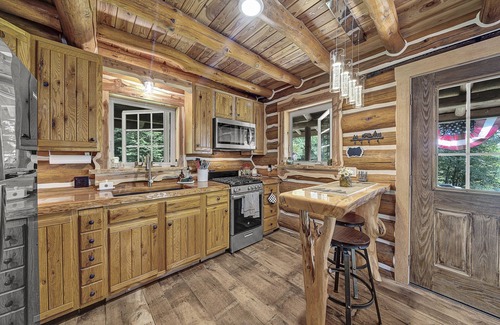 Coudersport Cabin | Scenic Log Cabin Near Cherry Springs: Pet Friendly & Stargazing
