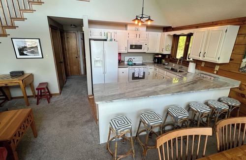 Timber Creek Cabin | Scenic Log Cabin with Pool and Lake Gaston Views