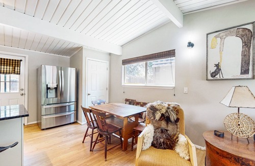 Central Colorado Springs House | Rustic Mountain Retreat with Yard, Pond & Pet-Friendly Perks