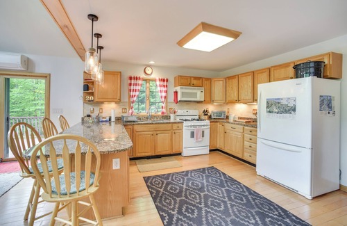 North Creek House | Rustic North Creek Retreat with Spa & Hot Tub, 4 Mi to Gore