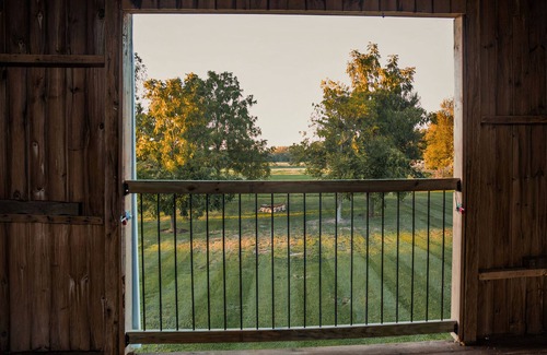 Duplain House | Rustic Red Barn Event Venue: Family & Pet Friendly Escape