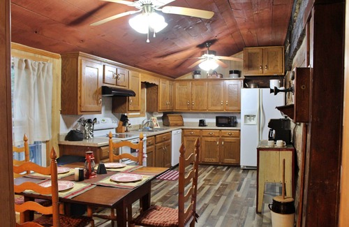 Lucas Cabin | Rustic Retreat: Historic Log Cabin with Family-Friendly Amenities