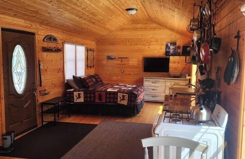 Melrude Cabin | Idyllic Riverside Retreat with Family & Pet-Friendly Amenities