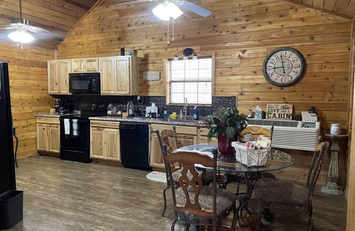Flint Creek Cabin | Tranquil River Cabin: Pet-Friendly Retreat with Breakfast