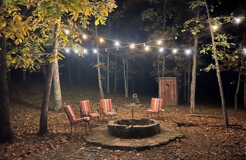 Flint Creek Cabin | Tranquil River Cabin: Pet-Friendly Retreat with Breakfast