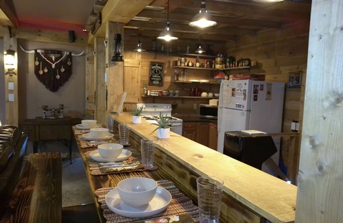 Harrison Cabin | Discover Rustic Serenity at Sims City in the Ozarks