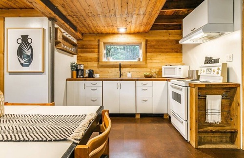 Lac-Brome Ski Chalet | Unwind at Le 14 Chalets Howard: Spa, Hot Tub & Hammock