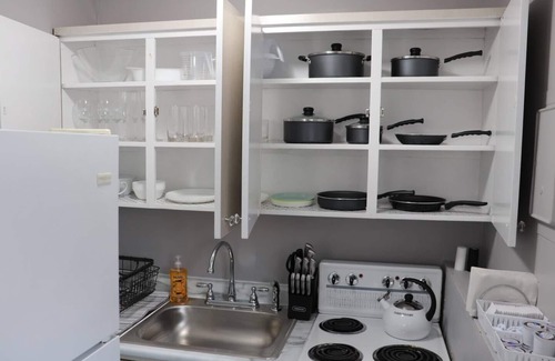 Oswego Apartment | Pet-Friendly Rustic Studio Apt near Downtown Oswego