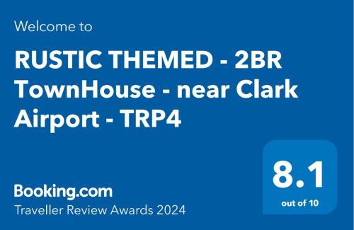 Clark Apartment | Rustic 2BR Townhouse near Clark Airport - Pet Friendly Stay