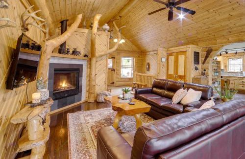 Tustin House | Cozy Tustin Cabin Retreat with Ocean Views and Fire Pit