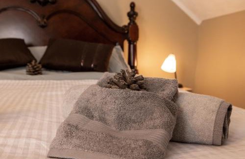 Saint-Gabriel-de-Brandon Ski Chalet | Cozy Rustic Villa with Oceanfront Views, Pet Friendly Stay