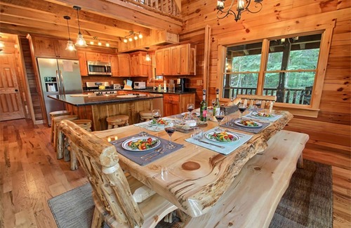 Logan House | Rustic Vacation Cabin with a Private Hot Tub near Lake Logan, Ohio