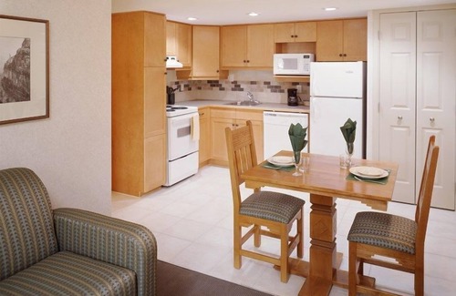 Banff Condo | Cozy Banff Condo with Fireplace, Pool & Spa Amenities